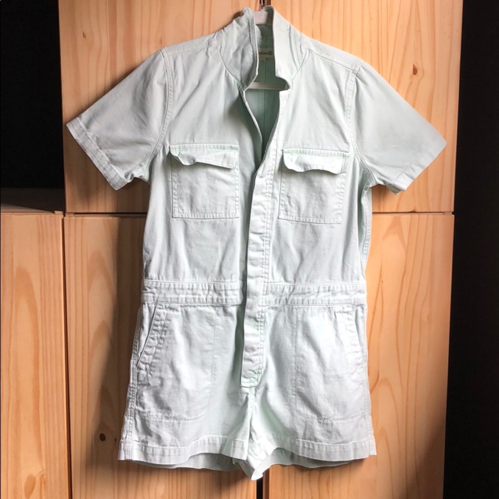 Madewell denim romper